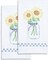 DIY Jack Dempsey Sunflowers Jar Stamped Cross Stitch Guest Hand Towel Kit 320716